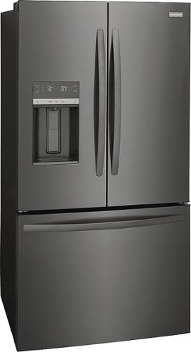 Frigidaire - 36 in. Wide 27.8 Cu. Ft. French Door Refrigerator - Black Stainless Steel