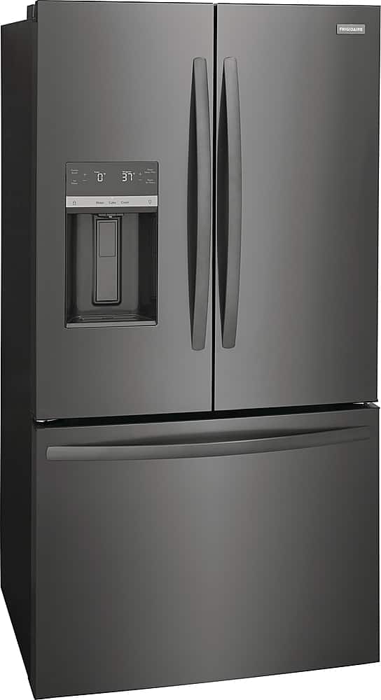 Frigidaire - 36 in. Wide 27.8 Cu. Ft. French Door Refrigerator - Black Stainless Steel