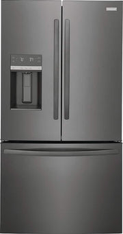 Frigidaire - 36 in. Wide 27.8 Cu. Ft. French Door Refrigerator - Black Stainless Steel