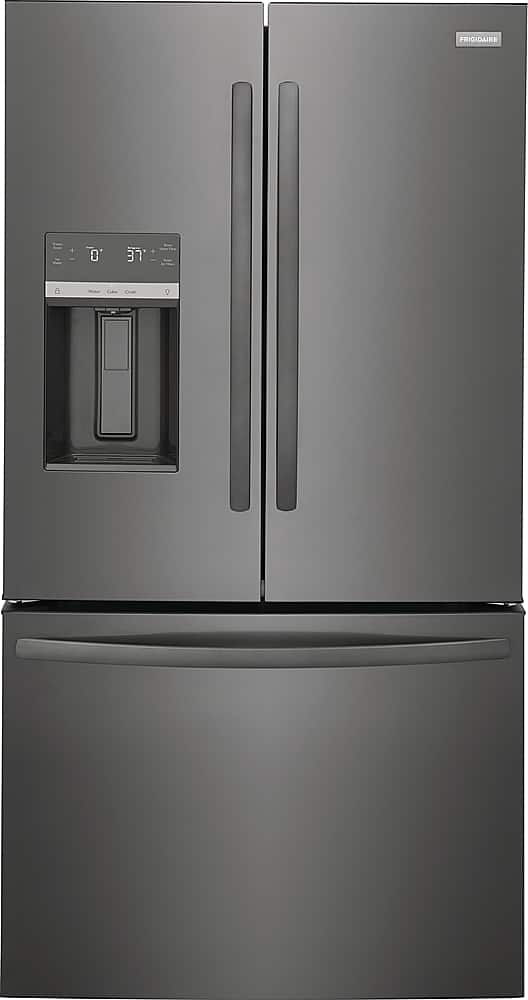 Frigidaire - 36 in. Wide 27.8 Cu. Ft. French Door Refrigerator - Black Stainless Steel