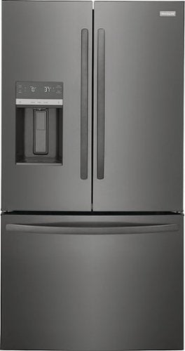 Frigidaire - 36 in. Wide 27.8 Cu. Ft. French Door Refrigerator - Black Stainless Steel