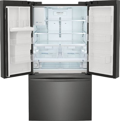 Frigidaire - 36 in. Wide 27.8 Cu. Ft. French Door Refrigerator - Black Stainless Steel