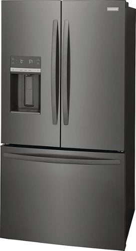 Frigidaire - 36 in. Wide 27.8 Cu. Ft. French Door Refrigerator - Black Stainless Steel