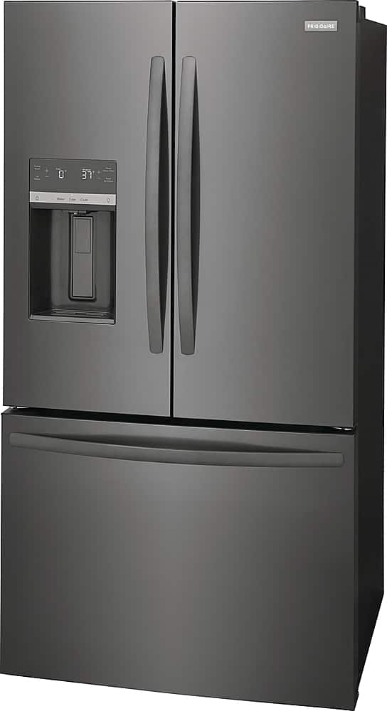 Frigidaire - 36 in. Wide 27.8 Cu. Ft. French Door Refrigerator - Black Stainless Steel