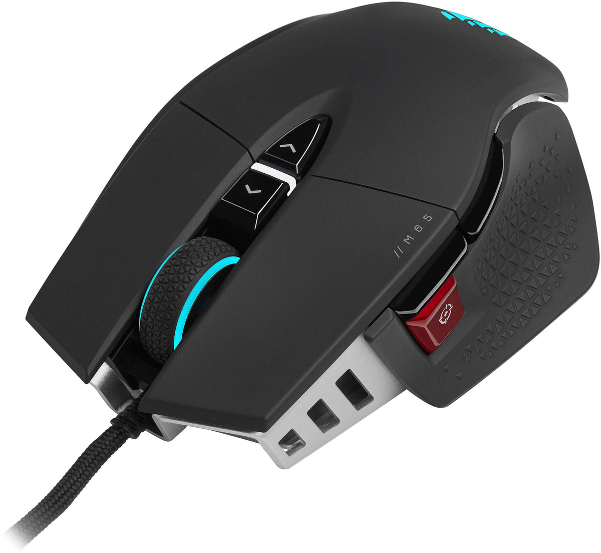 CORSAIR - M65 RGB Ultra Tunable Wired FPS Optical Gaming Mouse with Adjustable Weights - Wired - Black