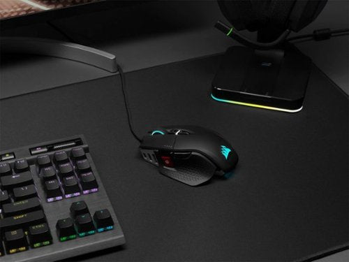CORSAIR - M65 RGB Ultra Tunable Wired FPS Optical Gaming Mouse with Adjustable Weights - Wired - Black