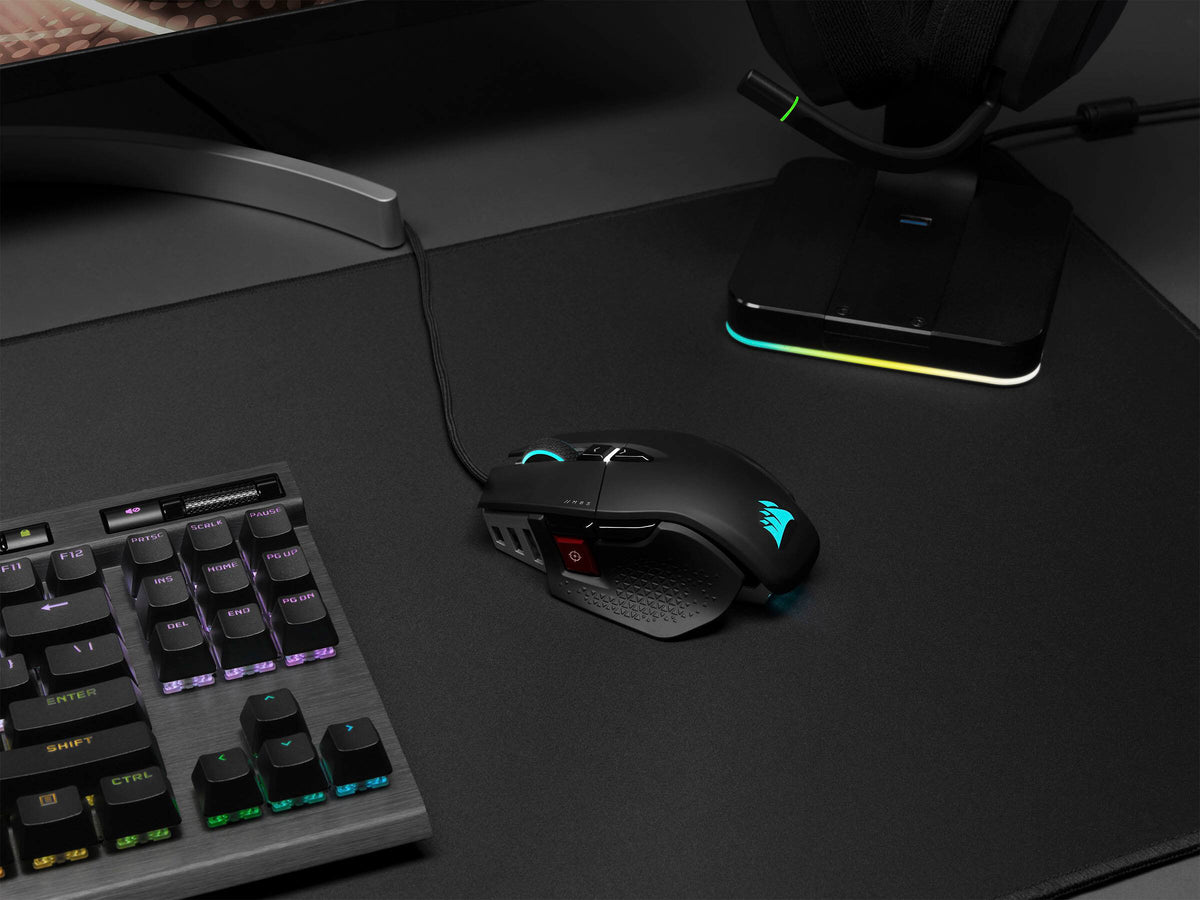 CORSAIR - M65 RGB Ultra Tunable Wired FPS Optical Gaming Mouse with Adjustable Weights - Wired - Black