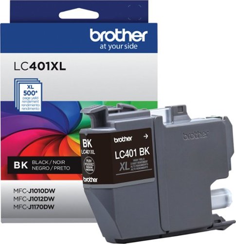 Brother - LC401XLBK High-Yield Ink Cartridge - Black