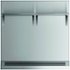 Fisher & Paykel - 48 in. x 30 in. Combustible Wall in Stainless Steel for Dual Fuel and Induction (RDV3/RIV3/RHV3) - Silver