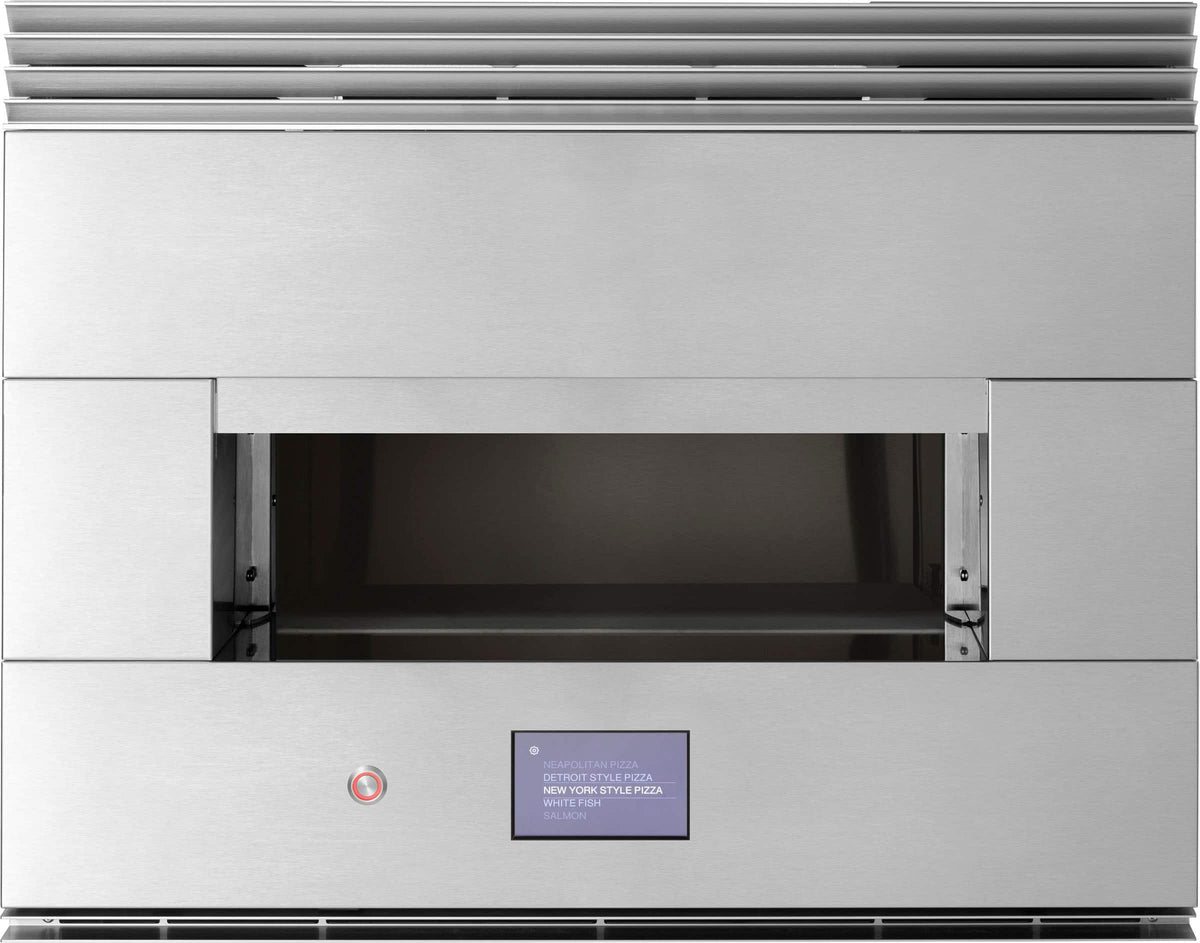 Monogram - 30" Built-In Electric Hearth Oven with Brick Oven Performance and Electric Heating Zones - Stainless Steel