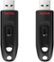 SANDISK - Ultra 64GB USB 3.0 Flash Drive with Hardware Encryption (2-Pack) - Black