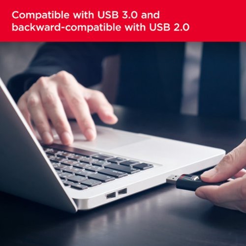 SANDISK - Ultra 64GB USB 3.0 Flash Drive with Hardware Encryption (2-Pack) - Black