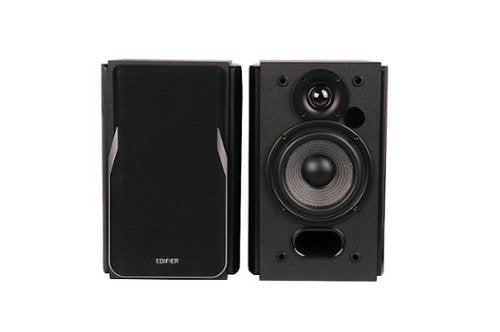 Edifier - R1380T Active Bookshelf Speakers, Computer Speakers – Dual RCA inputs - 2.0 Studio Monitor Speaker - Black