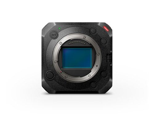 Panasonic - LUMIX Full-Frame Box-Style Live & Cinema Camera, 6K 24p / 5.9K 30p 10-bit Unlimited Video - DC-BS1H - Black