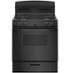 GE - 30 in. Wide 4 Burners 4.8 Cu. Ft. Freestanding Gas Range - Black