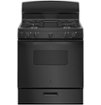GE - 30 in. Wide 4 Burners 4.8 Cu. Ft. Freestanding Gas Range - Black