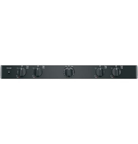 GE - 30 in. Wide 4 Burners 4.8 Cu. Ft. Freestanding Gas Range - Black