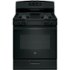 GE - 30 in. Wide 4 Burners 4.8 Cu. Ft. Freestanding Gas Range - Black