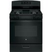 GE - 30 in. Wide 4 Burners 4.8 Cu. Ft. Freestanding Gas Range - Black