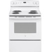 GE - 30 in. Wide 4 Elements 5.0 Cu. Ft. Freestanding Electric Range - White