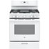 GE - 30 in. Wide 5 Burners 5.0 Cu. Ft. Freestanding Gas Range - White