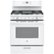 GE - 30 in. Wide 5 Burners 5.0 Cu. Ft. Freestanding Gas Range - White