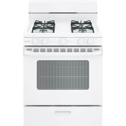 Hotpoint - 30 in. Wide 4 Burners 30 in. Wide 4 burner 4.8 Cu. Ft. Freestanding Gas Range - White
