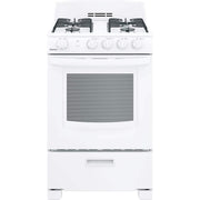 Hotpoint - 24 in. Wide 4 Burners 24 in. Wide 4 burner 2.9 Cu. Ft. Freestanding Gas Range - White