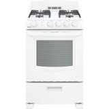 Hotpoint - 24 in. Wide 4 Burners 24 in. Wide 4 burner 2.9 Cu. Ft. Freestanding Gas Range - White