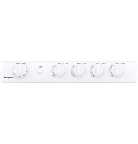 Hotpoint - 24 in. Wide 4 Burners 24 in. Wide 4 burner 2.9 Cu. Ft. Freestanding Gas Range - White