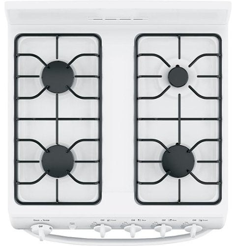 Hotpoint - 24 in. Wide 4 Burners 24 in. Wide 4 burner 2.9 Cu. Ft. Freestanding Gas Range - White