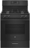 GE - 30 in. Wide 4 Burners 4.8 Cu. Ft. Freestanding Gas Range - Black