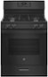 GE - 30 in. Wide 4 Burners 4.8 Cu. Ft. Freestanding Gas Range - Black