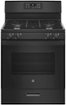 GE - 30 in. Wide 4 Burners 4.8 Cu. Ft. Freestanding Gas Range - Black