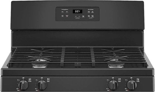 GE - 30 in. Wide 4 Burners 4.8 Cu. Ft. Freestanding Gas Range - Black