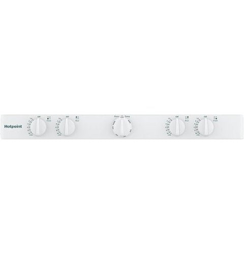 Hotpoint - 30 in. Wide 4 Burners 30 in. Wide 4 burner 4.8 Cu. Ft. Freestanding Gas Range - White