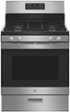GE - 30 in. Wide 4 Burners 4.8 Cu. Ft. Freestanding Gas Range - Stainless Steel
