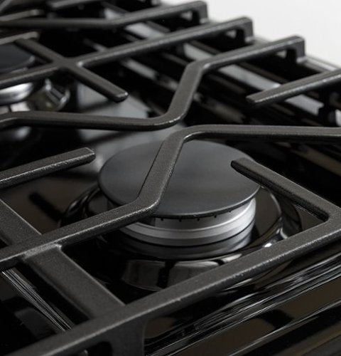 GE - 30 in. Wide 4 Burners 4.8 Cu. Ft. Freestanding Gas Range - Stainless Steel