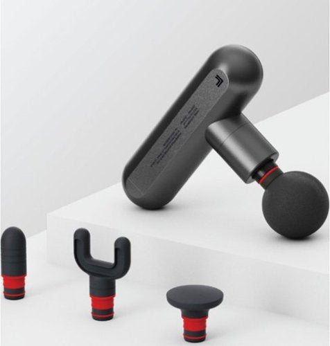 Sharper Image - Powerboost Move Deep Tissue Travel Percussion Massager - Gray