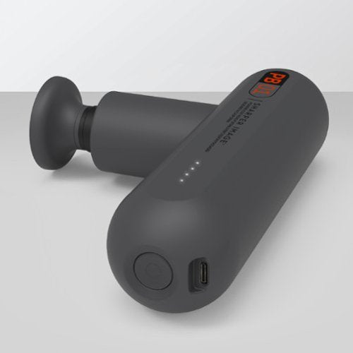 Sharper Image - Powerboost Move Deep Tissue Travel Percussion Massager - Gray