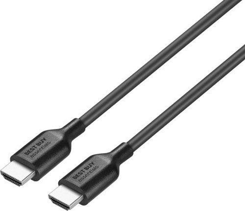 Best Buy essentials™ - 6' 8K Ultra High Speed HDMI 2.1 Certified Cable - Black