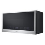 LG - STUDIO 1.7 Cu. Ft. Convection Over-the-Range Smart Microwave with Sensor Cooking and Air Fry - Stainless Steel