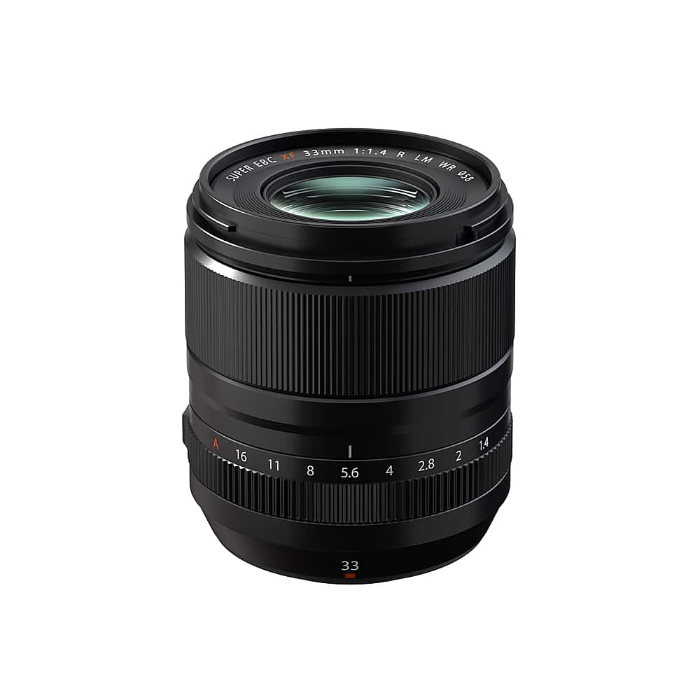 XF33mmF1.4 R LM WR Lens compatible with Fujifilm X Series cameras - Black