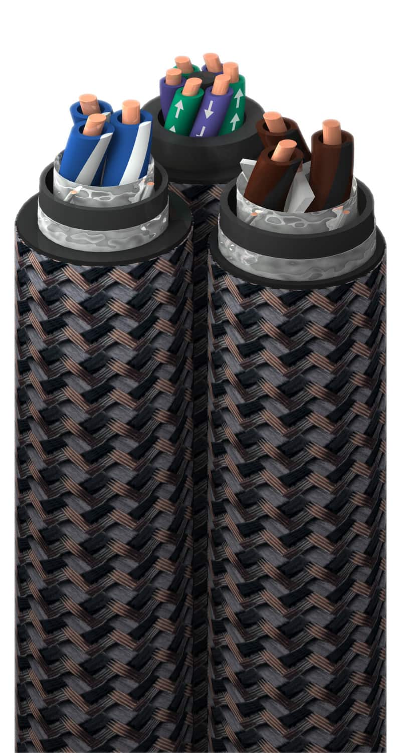 AudioQuest - Thunder High (Variable) Current 6.75' Power Cable with C13 to 3-Prong Wall Plug Connectors - Black