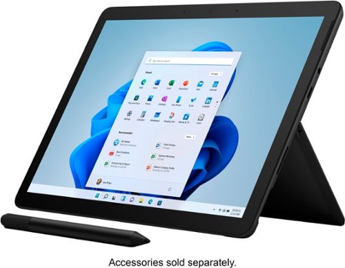 Microsoft - Geek Squad Certified Refurbished Surface Go 3 - 10.5” Touch-Screen - Intel Core i3 - 8GB Memory - Matte Black