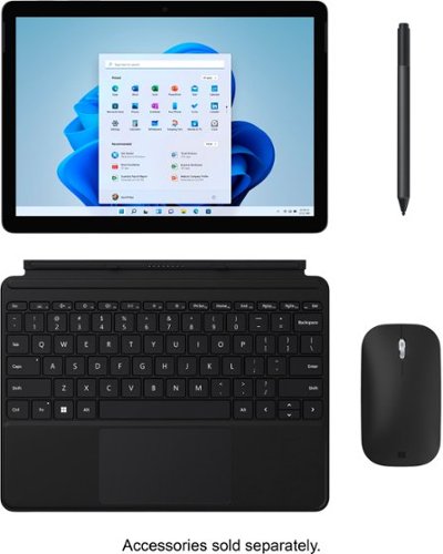 Microsoft - Geek Squad Certified Refurbished Surface Go 3 - 10.5” Touch-Screen - Intel Core i3 - 8GB Memory - Matte Black