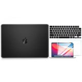 Techprotectus - MacBook Pro 14 with M4/M3/M2/M1 Pro/MAX case 21-2024 with Touch ID (Model: A3112/A3185/A3401A2918 A2992 A2779 A2442) - Black