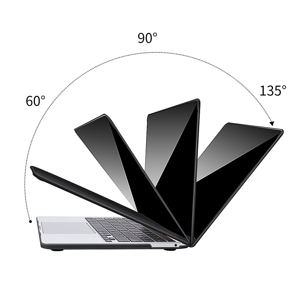 Techprotectus - MacBook Pro 14 with M4/M3/M2/M1 Pro/MAX case 21-2024 with Touch ID (Model: A3112/A3185/A3401A2918 A2992 A2779 A2442) - Black