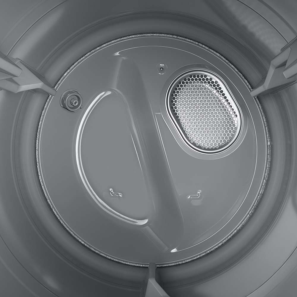 Samsung - 7.5 Cu. Ft. Stackable Smart Gas Dryer with Steam Sanitize+ - Platinum