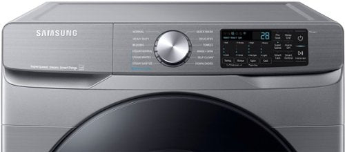 Samsung - 4.5 Cu. Ft. High-Efficiency Stackable Smart Front Load Washer with Steam and Super Speed Wash - Platinum